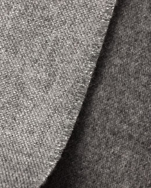 Écharpe À Logo Imprimé Prada en coloris Gray