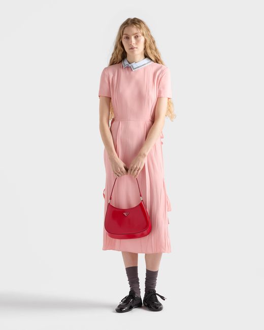 Borsa A Spalla Cleo di Prada in Red