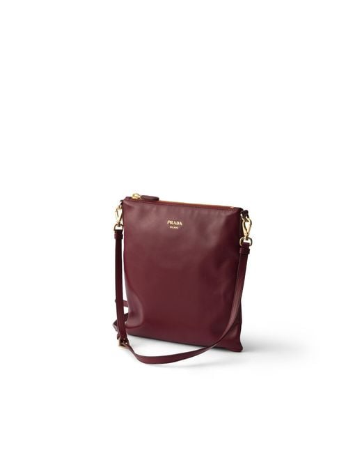 Prada Purple Nappa Leather Mini Shoulder Bag