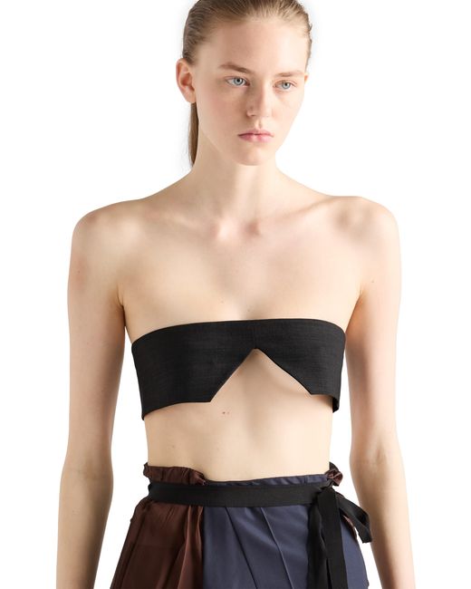 Top di Prada in Black