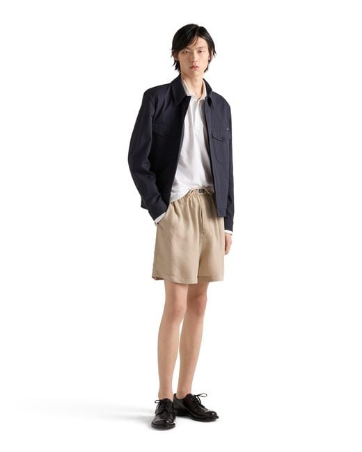 Prada White Cotton Shirt for men