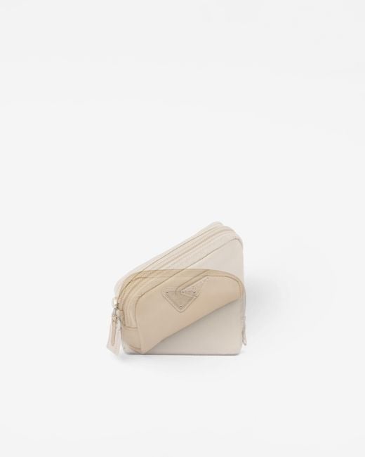 Necessaire In Re-nylon di Prada in White