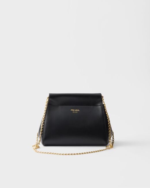 Prada Black Enchaîné Mini Bag Aus Leder