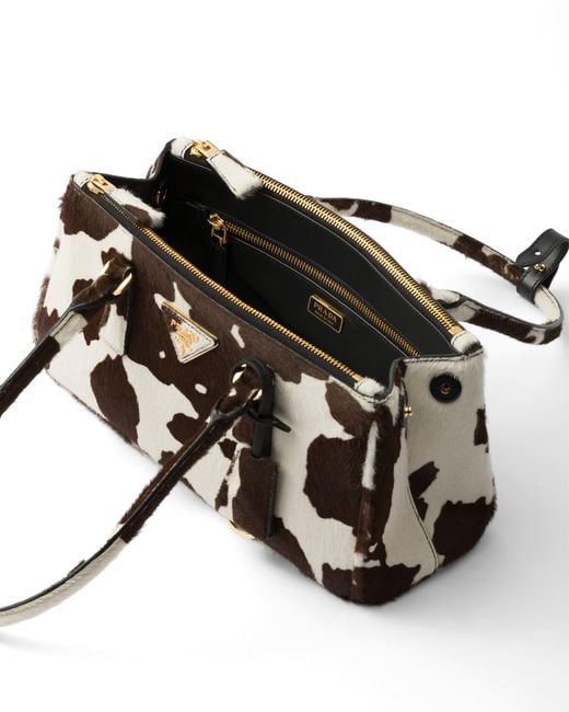 Borsa Galleria Medium di Prada in White