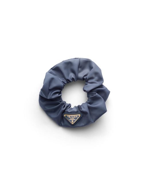 Prada Blue Re-Nylon Scrunchie, Aviation