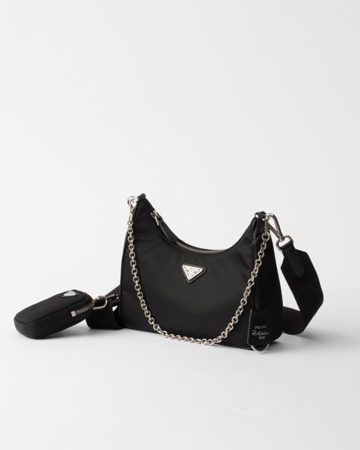 Borsa A Spalla Re-Edition di Prada in Black