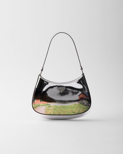 Borsa A Spalla Cleo di Prada in White