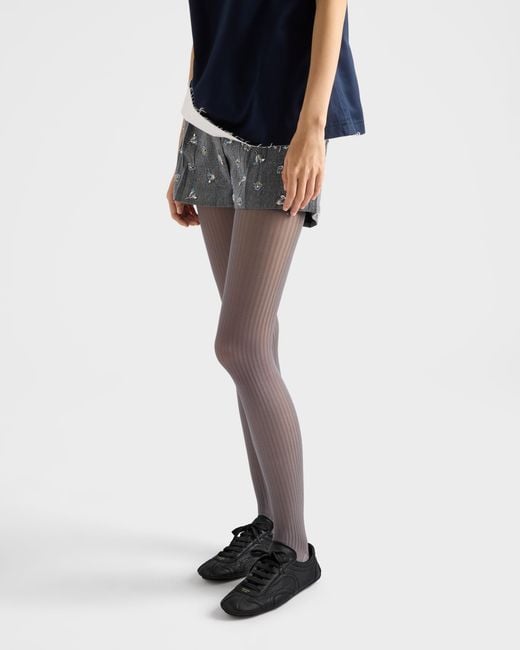 Sneakers Montecarlo Re-Edition 2005 di Prada in Black