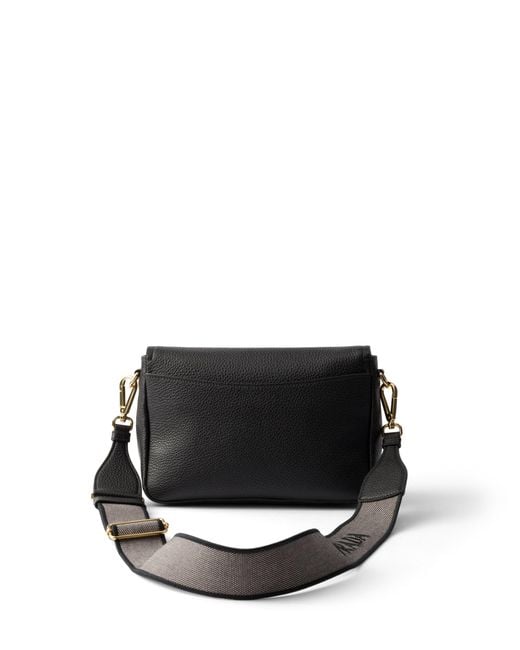Prada Black Leather Shoulder Bag