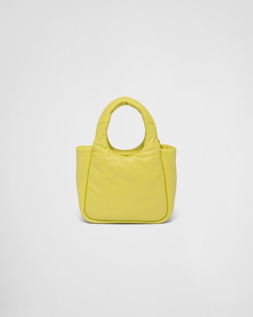 Prada Small Logo Soft Leather Shoulder Bag