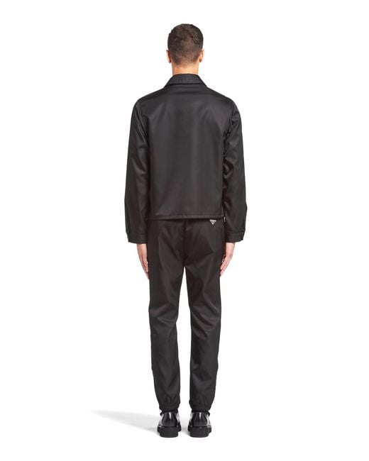 Prada Black Re-nylon Blouson Jacket for men