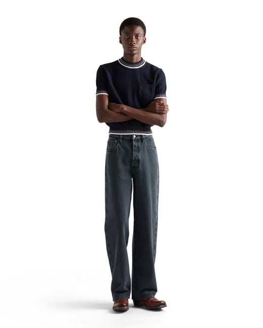 Prada Blue Five-Pocket Denim Jeans for men