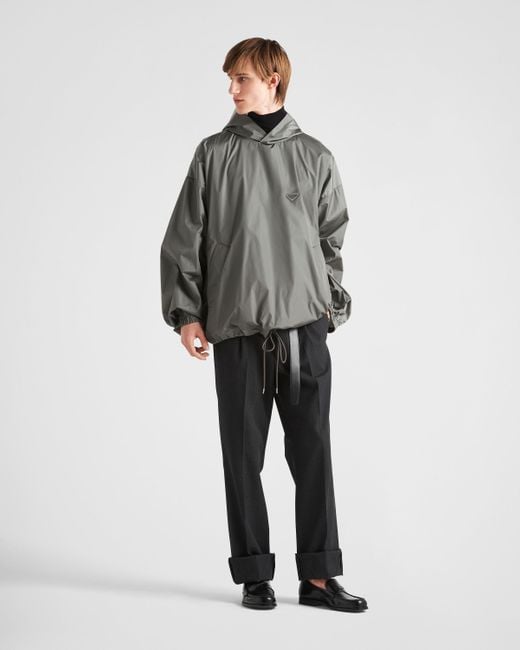 【プラダ・PRADA】Light technical fabric jacket Prada Light Technical Fabric Jacket in Gray for Men | Lyst