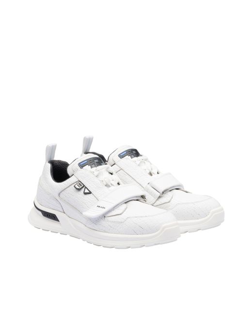 prada mechano white