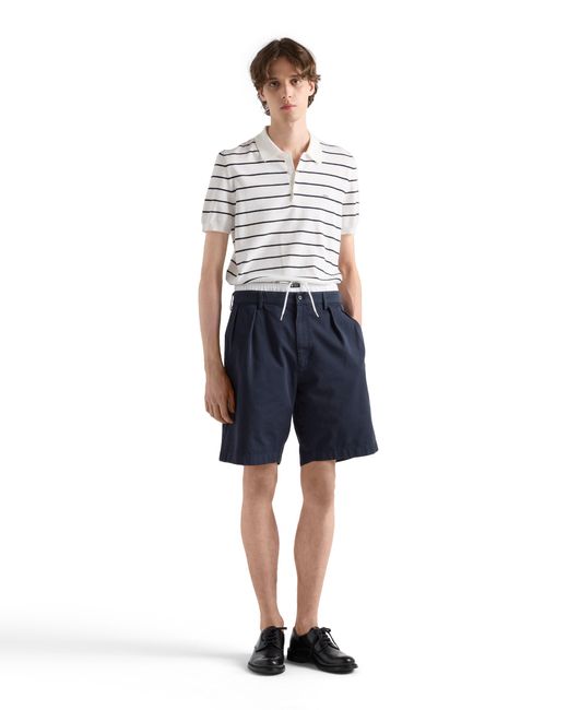 Bermuda di Prada in Blue da Uomo