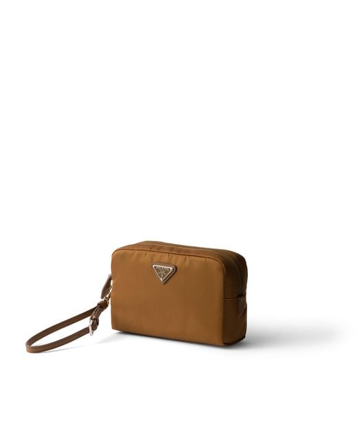 Prada Brown Small Re-Nylon Pouch