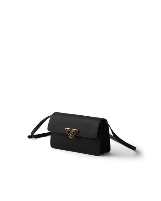 Prada White Mini Saffiano Leather Bag