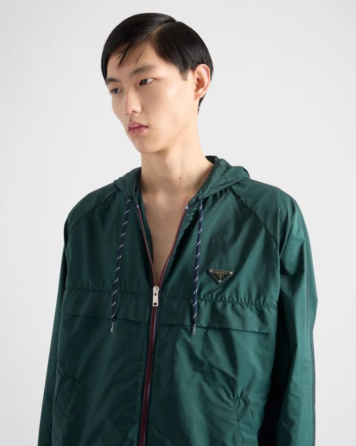 Prada Green Re-Nylon Blouson Jacket for men