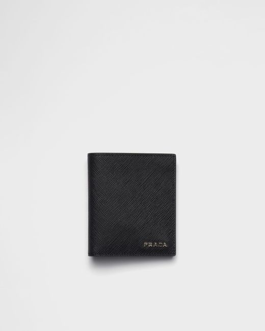 Prada White Saffiano Leather Wallet for men