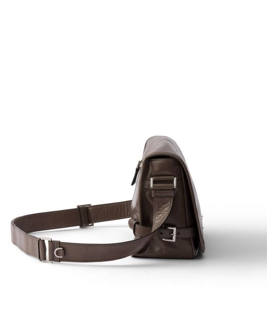 Borsa A Tracolla di Prada in Brown da Uomo