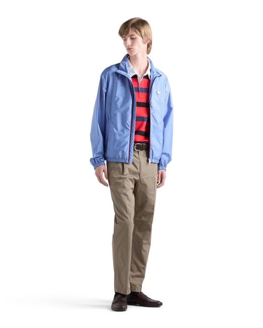 Prada Blue Re-Nylon Jacket, Light for men