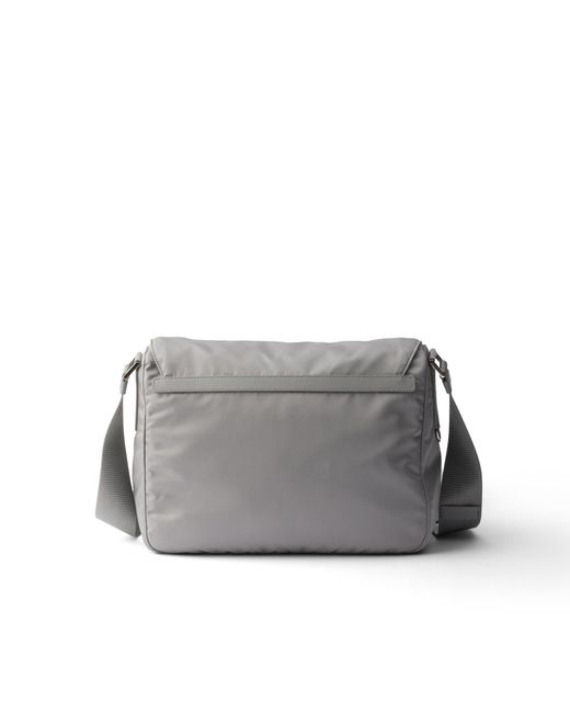 Prada Gray Re-Nylon Shoulder Bag