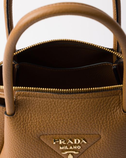 Prada White Liaison Mini Leather Handbag
