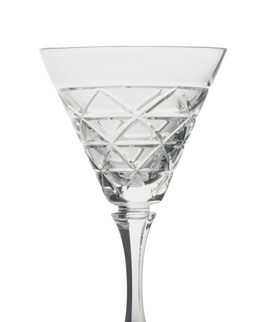 Prada White Weißweinglas Aus – Triangles
