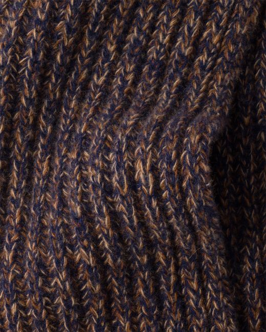 Prada Brown Wool And Cashmere Scarf for men