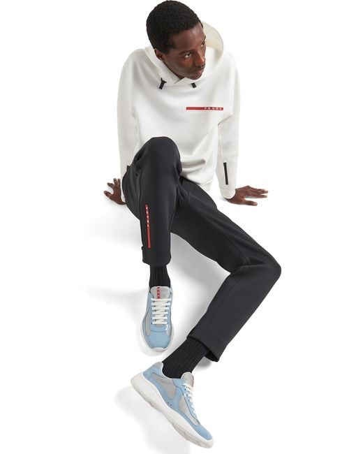 Prada Blue America's Cup Sneakers for men