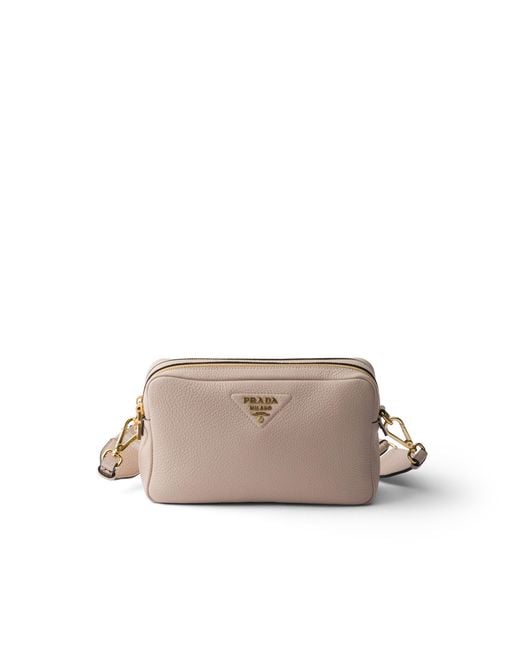 Borsa A Tracolla Small di Prada in Gray