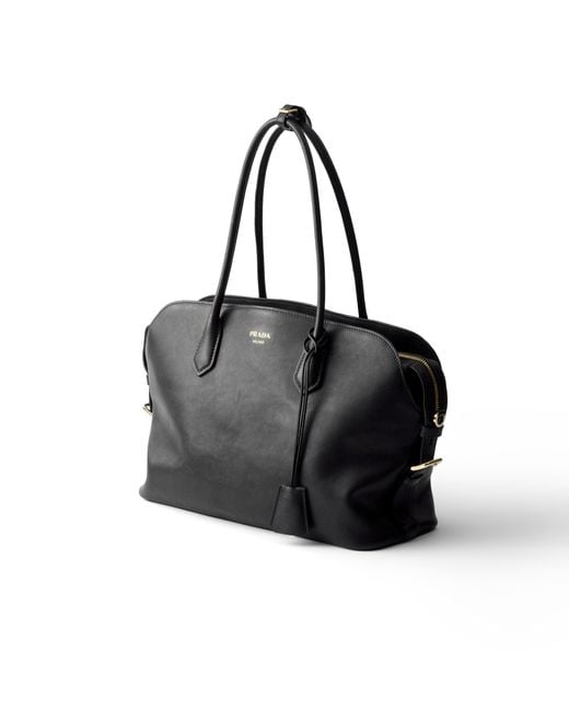 Borsa Shopping Large di Prada in Black