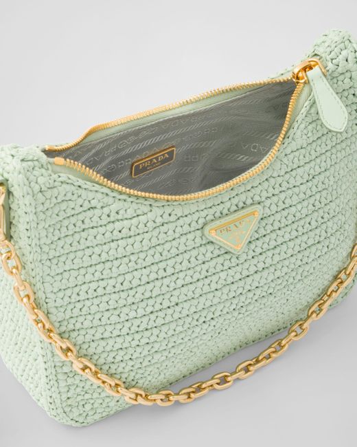 Prada Green Re-edition 2005 Crochet Bag