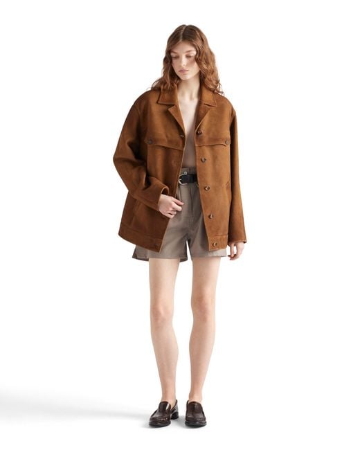 Giacca di Prada in Brown