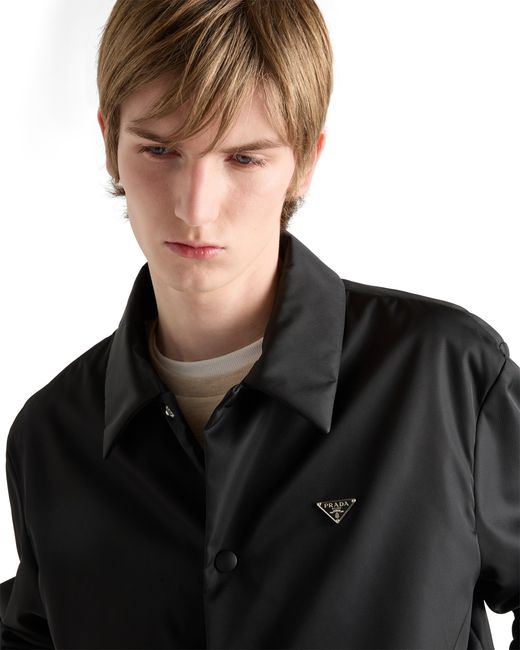 Prada Black Re-Nylon Blouson Jacket for men
