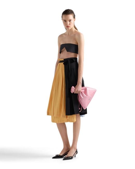 Prada Pink Wish Silk Duchesse Pouch