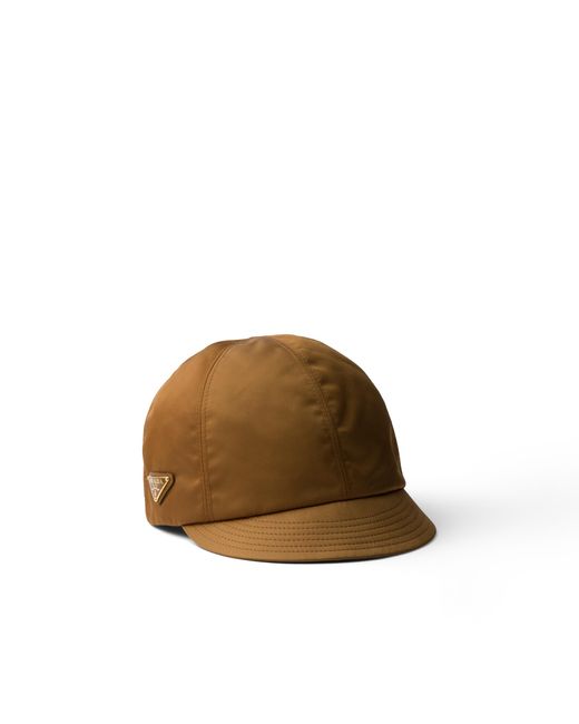 Prada Brown Re-Nylon Cap, Brandy