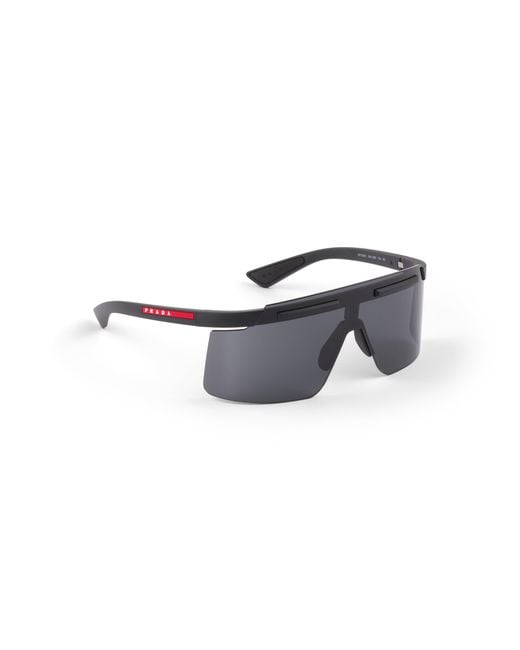 Prada Blue Linea Rossa Active Sunglasses for men
