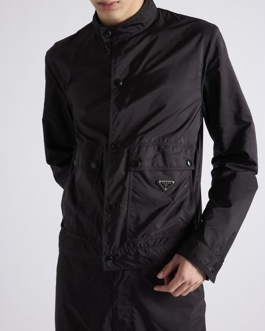 Prada Black Re-Nylon Jacket for men