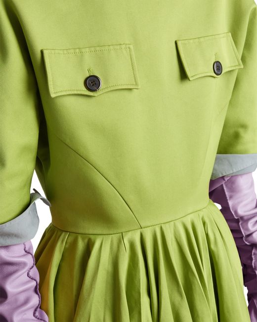 Prada Green Chino Dress