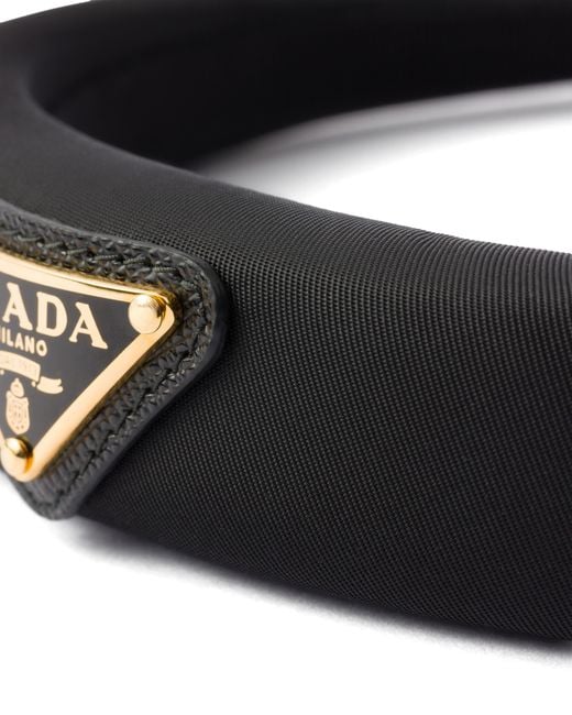 Prada Black Velvet Headband