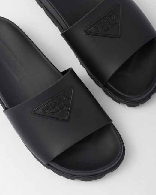 prada black slides