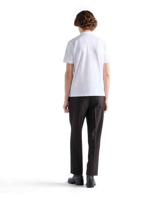 Polo di Prada in White da Uomo
