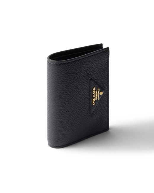 Prada White Small Leather Wallet