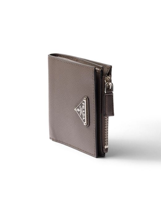 Prada Multicolor Small Saffiano Leather Wallet for men