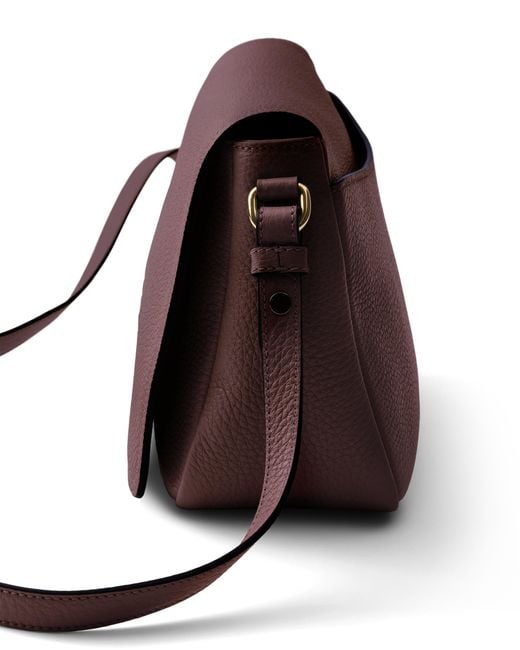 Prada Purple Leather Shoulder Bag