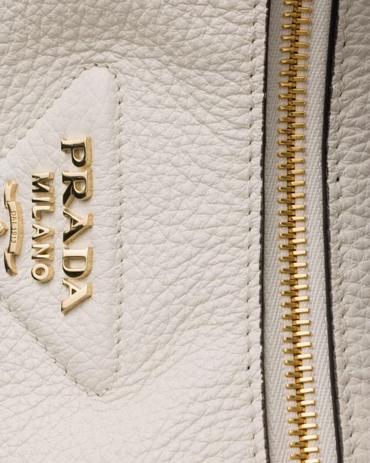 Borsa Small di Prada in White