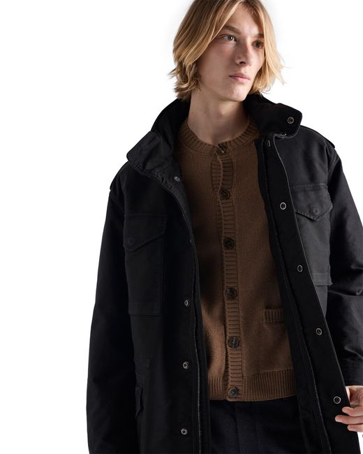 Prada Brown Cashmere Cardigan for men