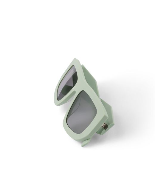 Prada Gray Sunglasses With Triangle Logo