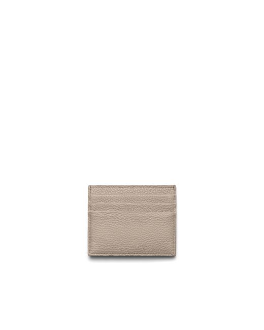 Prada White Leather Card Holder